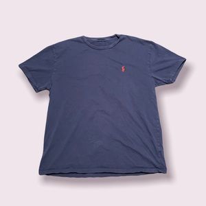 Navy Blue Crew Tshirt Polo Short Sleeve